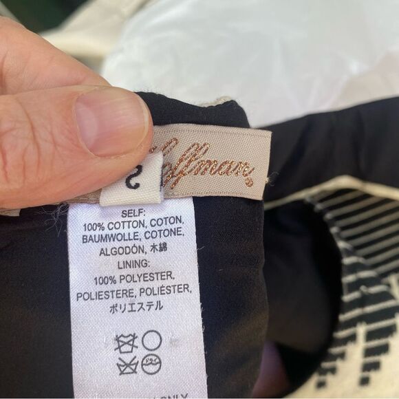 Mara Hoffman black and white cutout dress size 2 - Picture 14 of 15